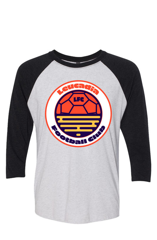 Adult Leucadia Football Club Badge Triblend Three-Quarter Raglan Tee